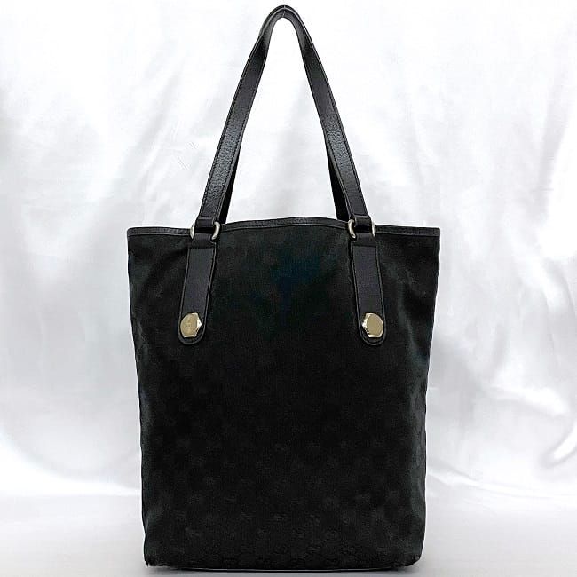 Gucci Tote Bag Black GG Canvas Light — view 3