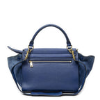 Celine Small Medium Swing Royal Blue Grain Calfskin Leather Shoulder Bag — view 5