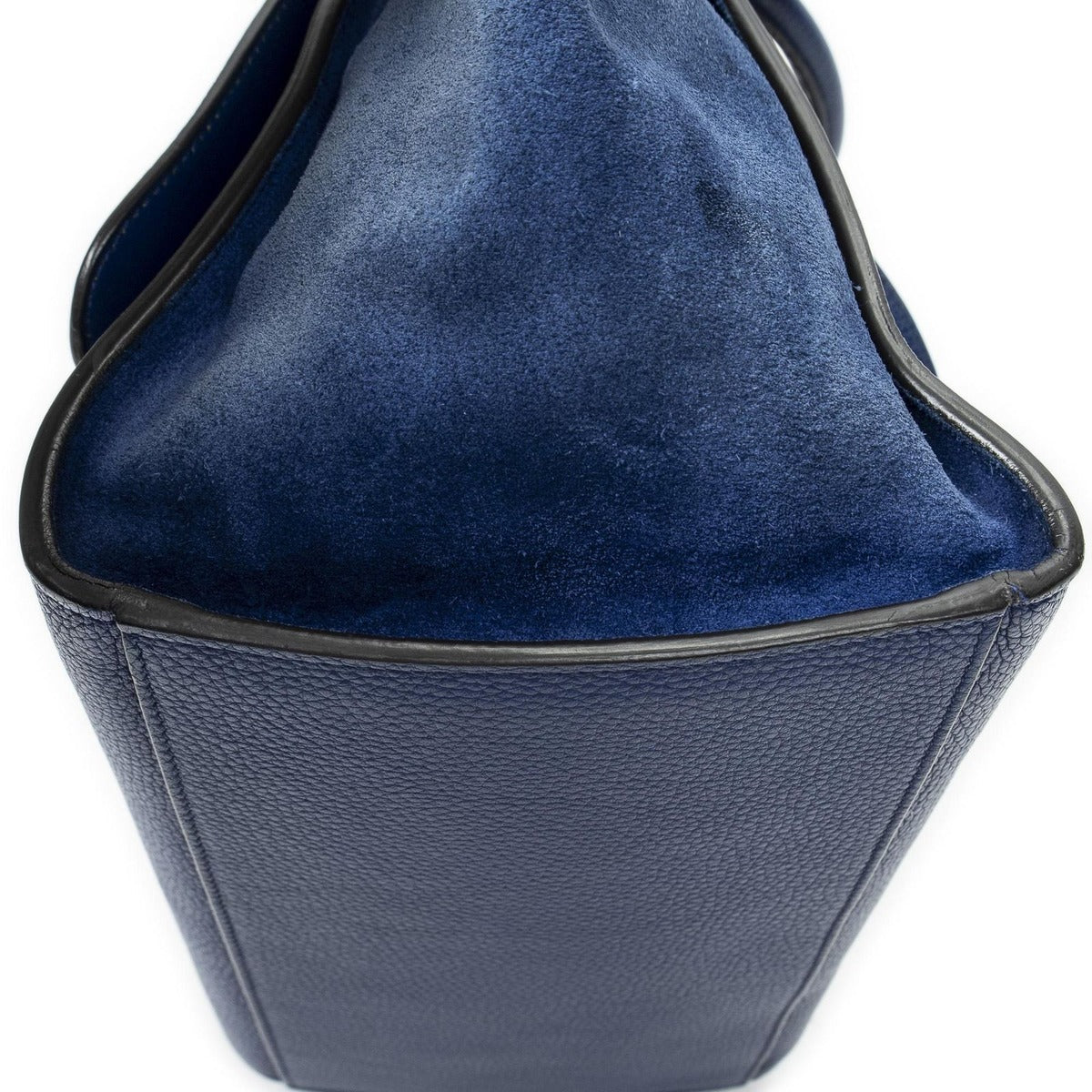Celine Small Medium Swing Royal Blue Grain Calfskin Leather Shoulder Bag — view 8