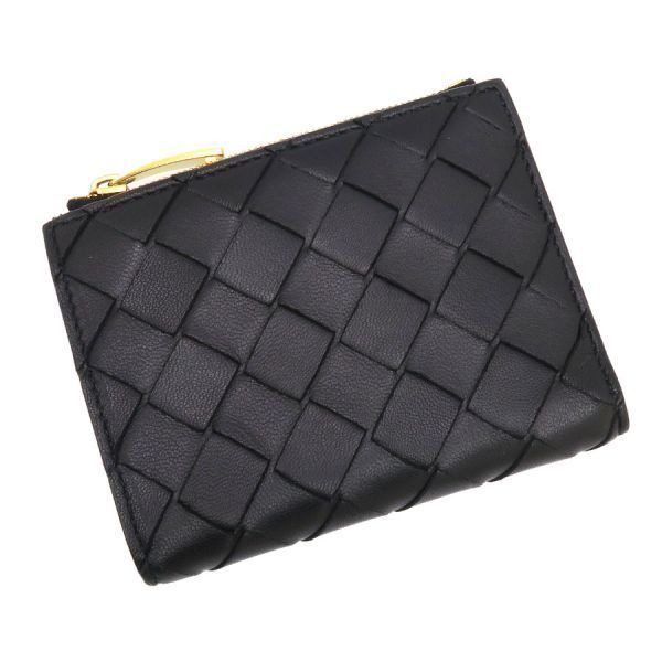 Bottega Veneta Intreccia Toss Small Bifold Wallet