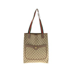 Gucci Sherry Line Beige Green Red GG Supreme Canvas 002 58 Tote Shoulder Bag