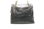 Chanel Jumbo CC Logo Leather Tote