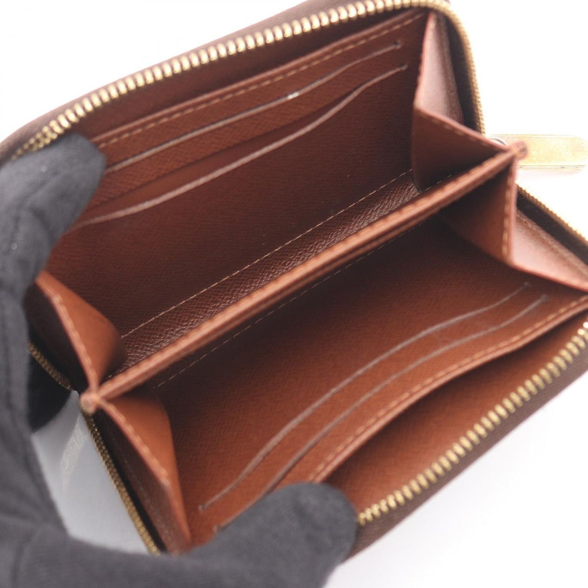 Louis Vuitton Coin Case Zippy Purse Canvas — view 3