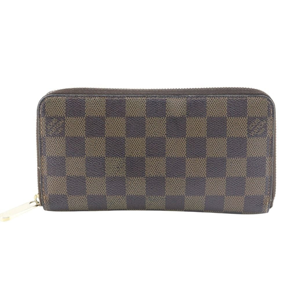 Louis Vuitton Zippy Wallet Damier Canvas Brown