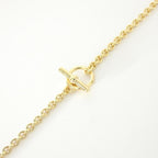 Hermes Op'H Medaille PM Necklace Jaune — view 4