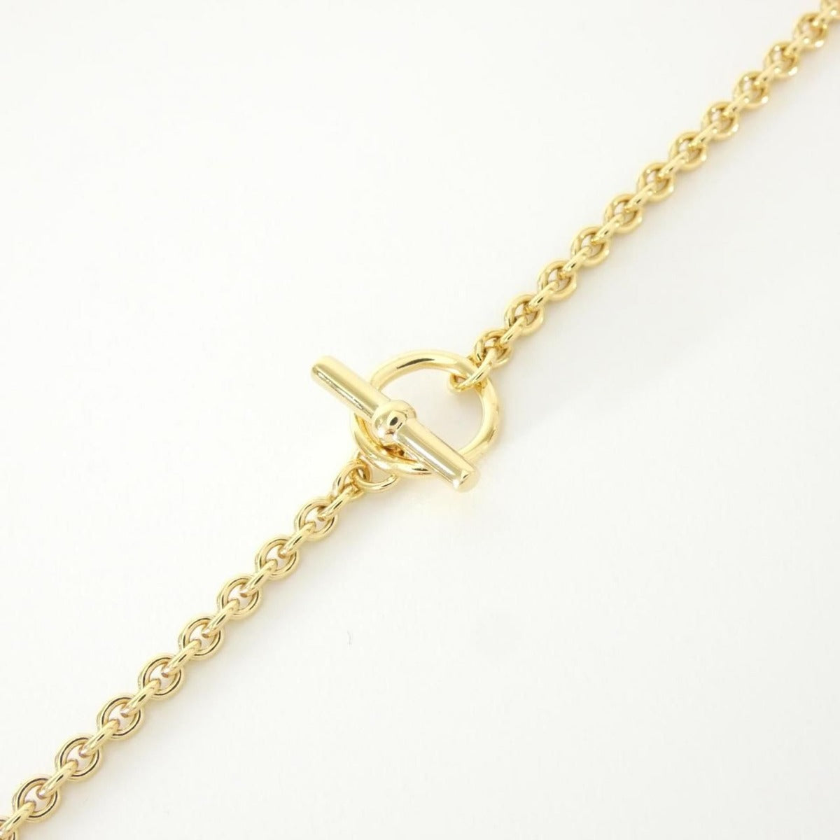 Hermes Op'H Medaille PM Necklace Jaune — view 4