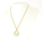 Hermes Op'H Medaille PM Necklace Jaune — view 5