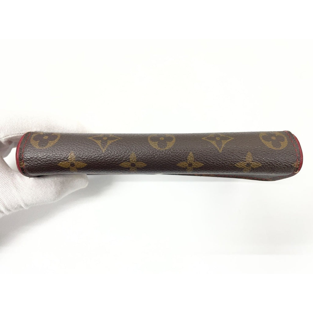 Louis Vuitton Monogram Portefeuille Sarah Retiro Wallet Brown Cerise — view 3