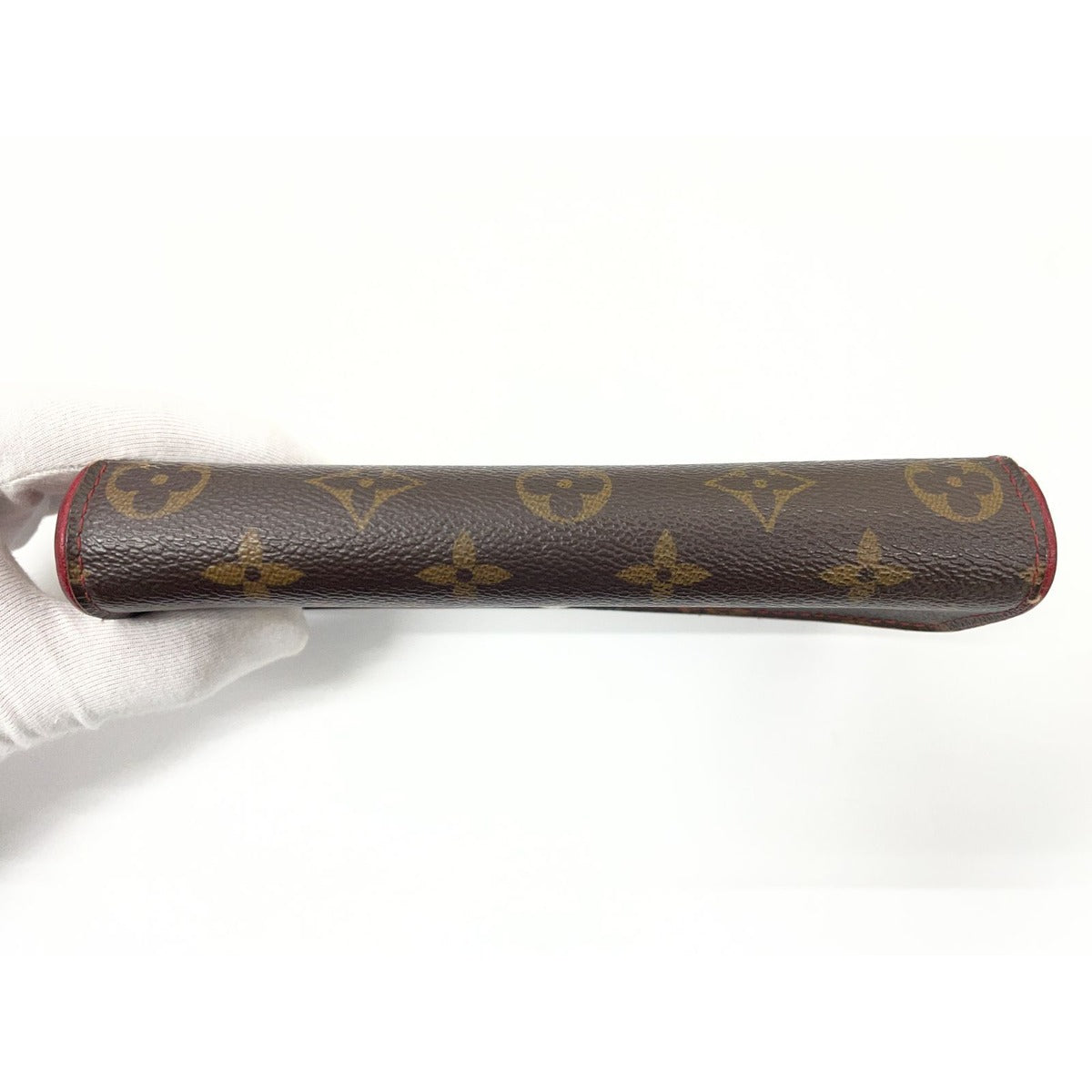 Louis Vuitton Monogram Portefeuille Sarah Retiro Wallet Brown Cerise — view 3