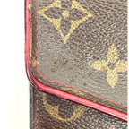 Louis Vuitton Monogram Portefeuille Sarah Retiro Wallet Brown Cerise — view 7