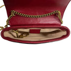 Gucci Super Mini Bag GG Marmont Leather Black — view 9