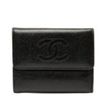 Chanel Coco Mark Black Caviar Leather