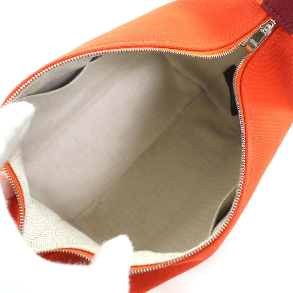 Hermes Brid a Black PM 100% Wool Silver Hardware — view 8