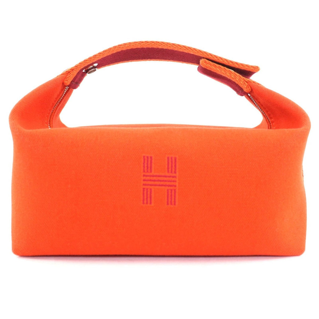 Hermes Brid a Black PM 100% Wool Silver Hardware