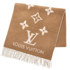 Louis Vuitton Reykjavik Gradient Cashmere Scarf Brown Beige