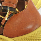 Louis Vuitton Sandals Akrite Monogram Brown Gold 36 — view 9