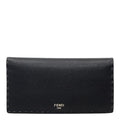 Fendi Selleria Wallet Bifold Black Leather