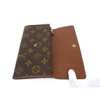 Louis Vuitton Wallet Pochette Porte Monnaie Cles Di Brown Monogram — view 4