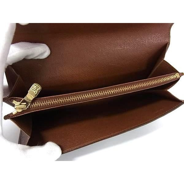 Louis Vuitton Wallet Pochette Porte Monnaie Cles Di Brown Monogram — view 5