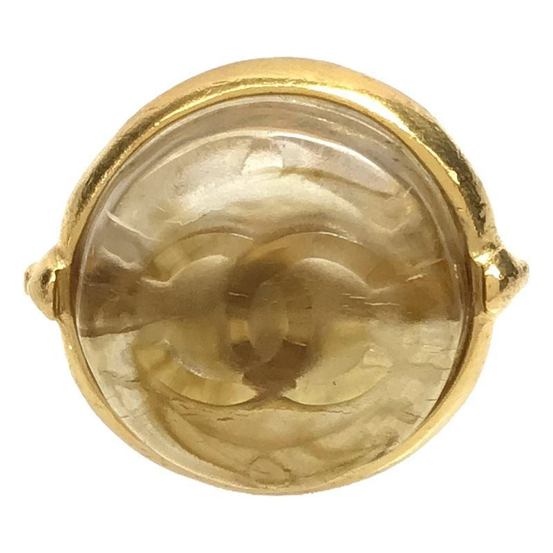 Chanel Coco Mark Gold 99 a Gripoa Candy Stone Ring — view 2