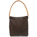 Louis Vuitton Looping GM Monogram Brown Shoulder Bag 1772
