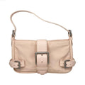 Bottega Veneta Handbag One Shoulder Bag Flap Buckle Pink Silver Hardware