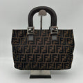 Fendi Zucca Tote Brown