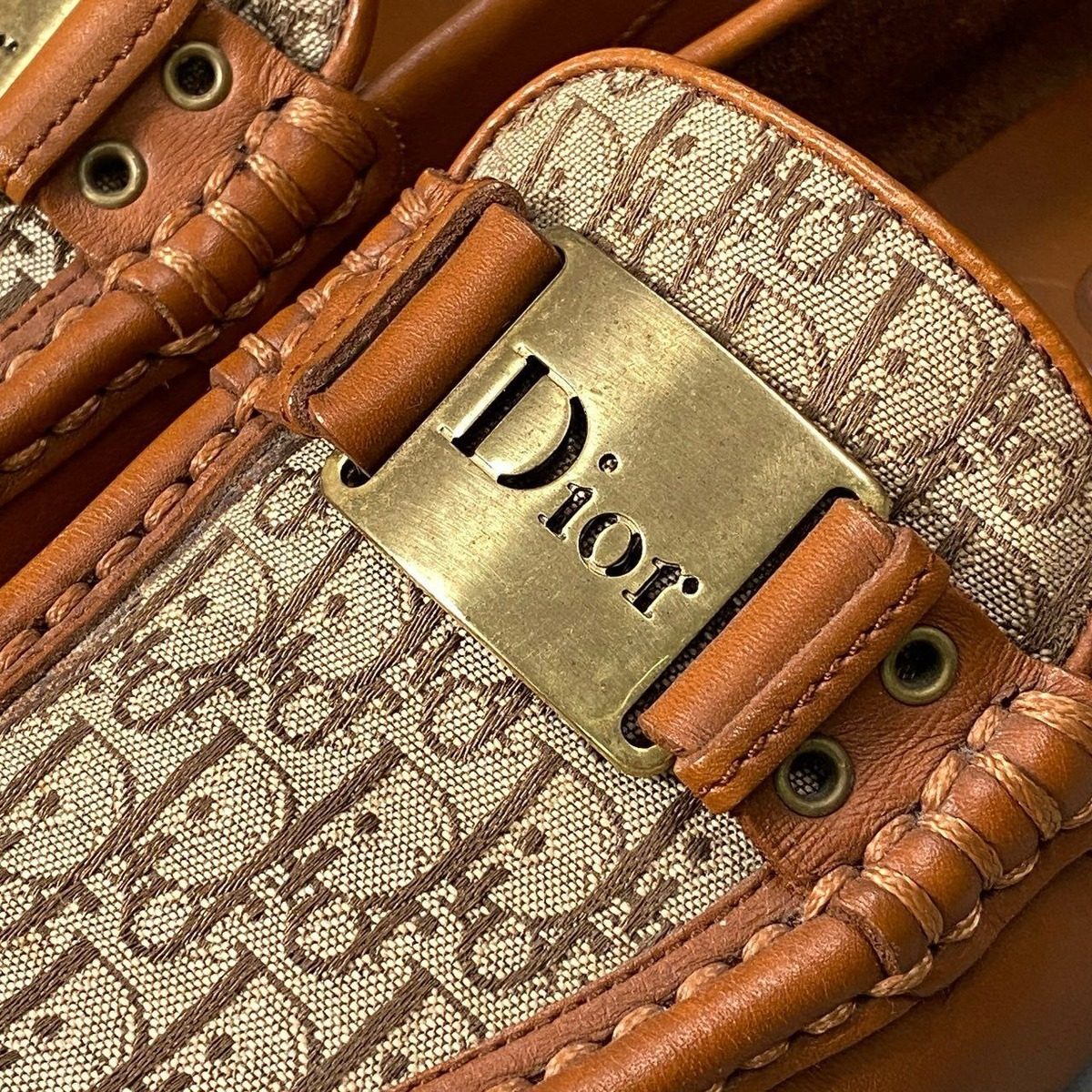 Dior Street Chic Trotter Loafers 38 Brown — view 7