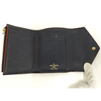 Louis Vuitton Portefeuille Victorine Trifold Wallet Monogram Empreinte Marine — view 2