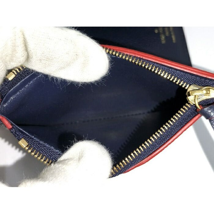 Louis Vuitton Portefeuille Victorine Trifold Wallet Monogram Empreinte Marine — view 9