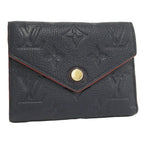Louis Vuitton Portefeuille Victorine Trifold Wallet Monogram Empreinte Marine