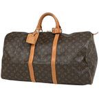 Louis Vuitton Keepall 55 Boston Bag Monogram Brown