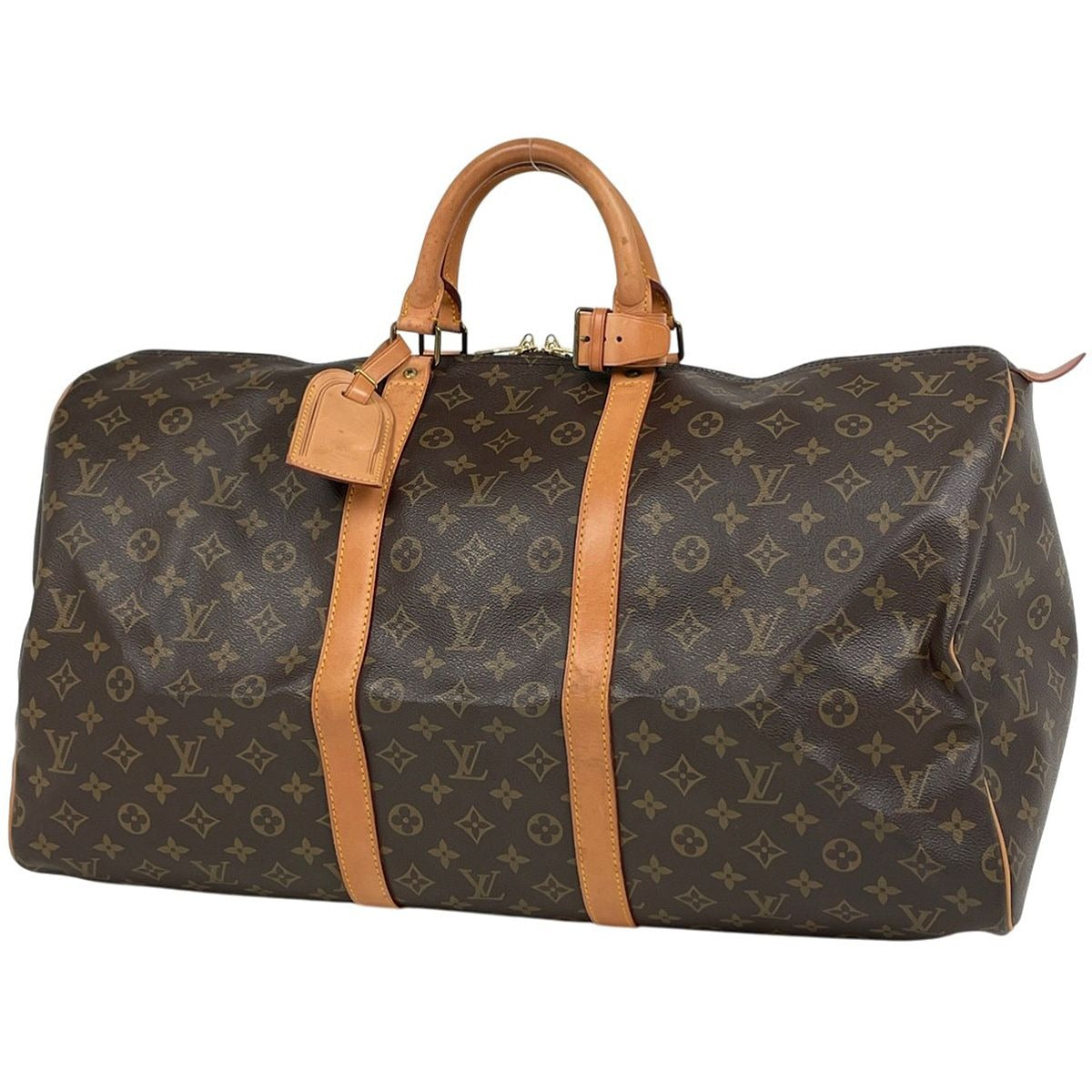 Louis Vuitton Keepall 55 Boston Bag Monogram Brown