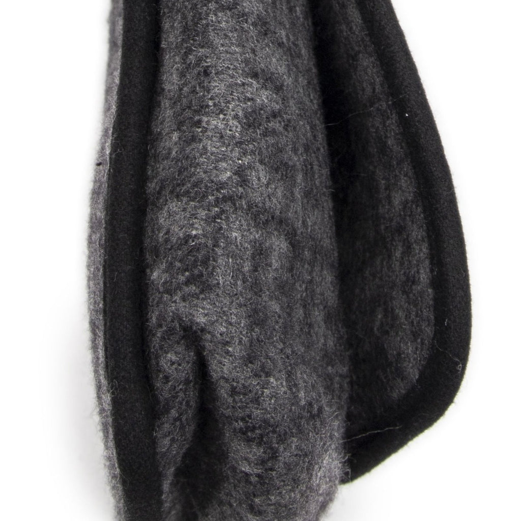 Fendi Mini Faux Crossbody Dark Grey Black Zucca Cowl Canvas Gray — view 7