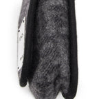 Fendi Mini Faux Crossbody Dark Grey Black Zucca Cowl Canvas Gray — view 8