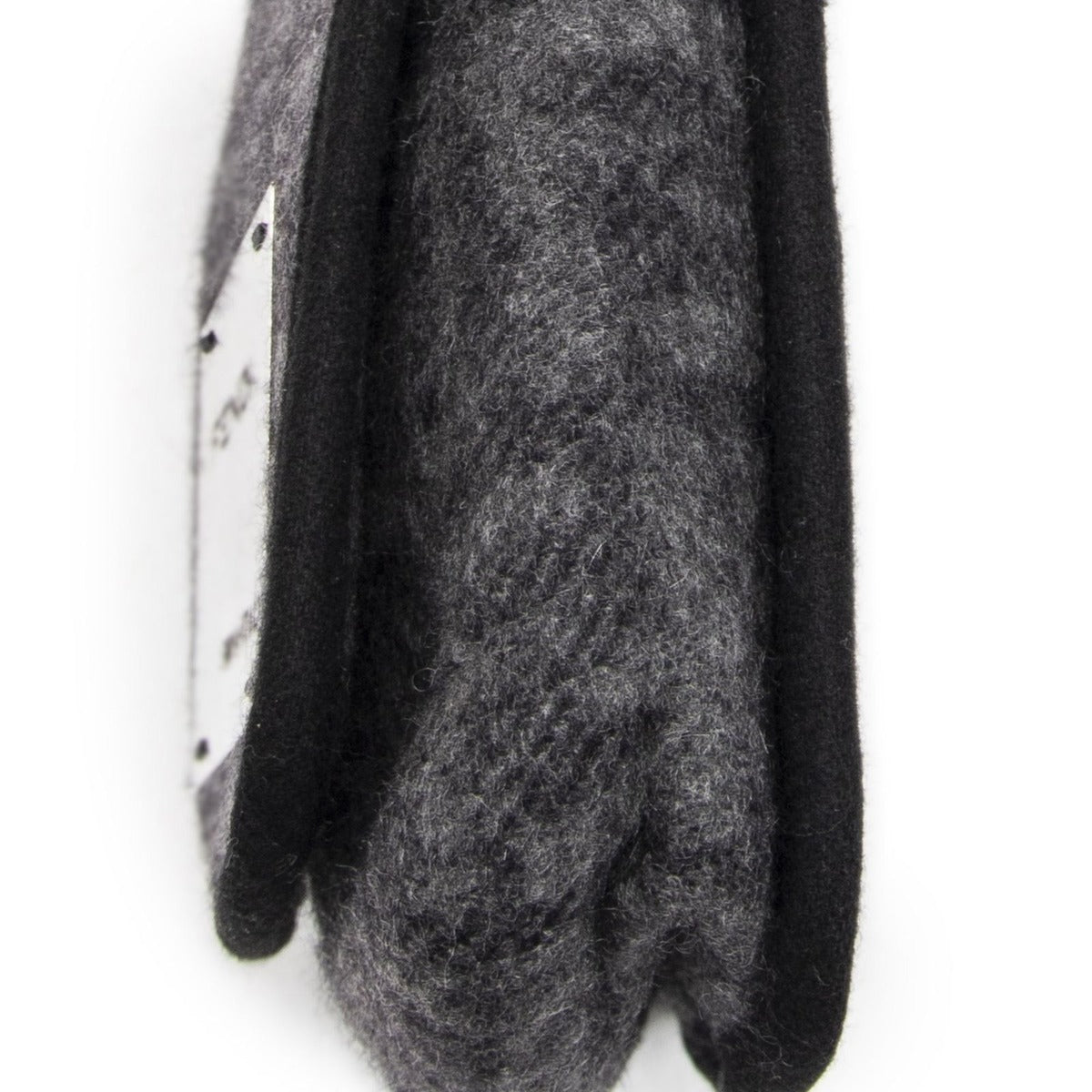 Fendi Mini Faux Crossbody Dark Grey Black Zucca Cowl Canvas Gray — view 8
