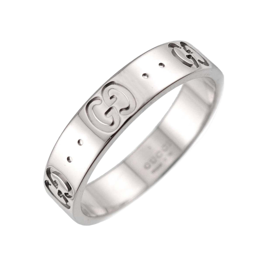Gucci Icon Ring 18k WG White Gold 750