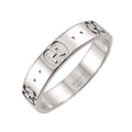 Gucci Icon Ring 18k WG White Gold 750