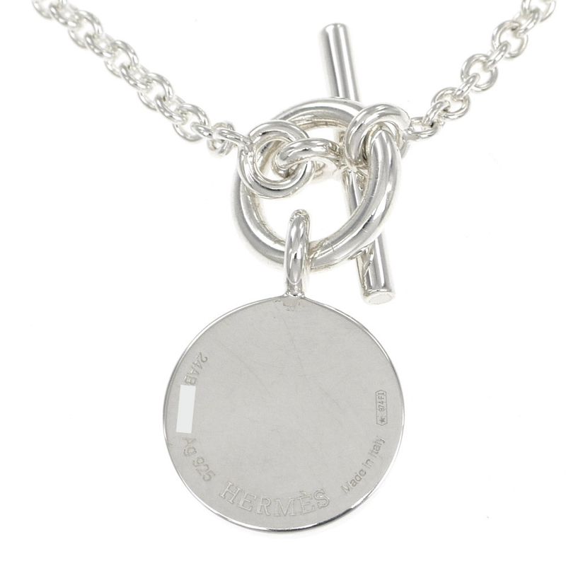 Hermes Necklace Amulet Serie Pendant Silver AG 925 40 cm — view 3
