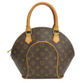 Louis Vuitton Handbag Ellipse PM Monogram Nubuck Brown Casual
