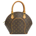 Louis Vuitton Handbag Ellipse PM Monogram Nubuck Brown Casual