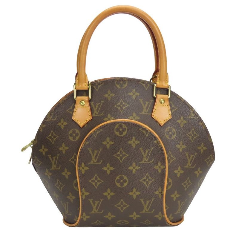 Louis Vuitton Handbag Ellipse PM Monogram Nubuck Brown Casual