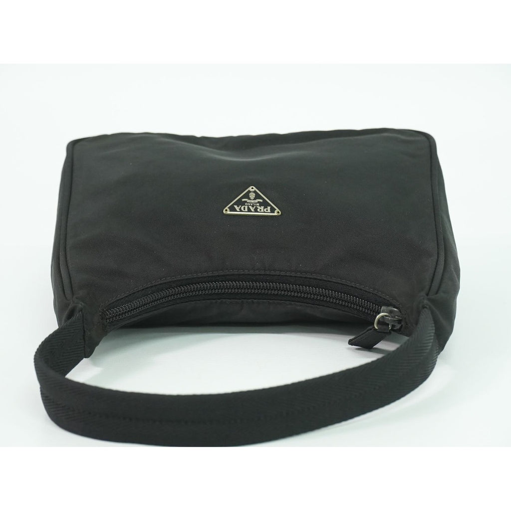 Prada Tessuto Handbag Pouch Nylon Black — view 5