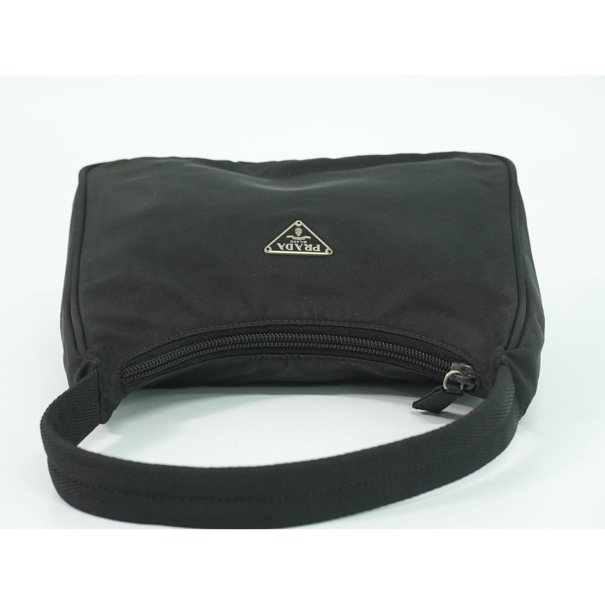 Prada Tessuto Handbag Pouch Nylon Black — view 5