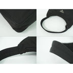 Prada Tessuto Handbag Pouch Nylon Black — view 6