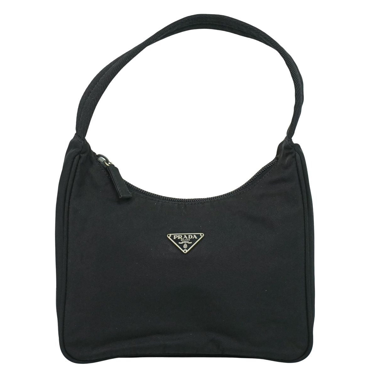 Prada Tessuto Handbag Pouch Nylon Black