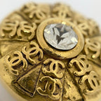 Chanel Earrings Gold Coco Mark GP — view 9