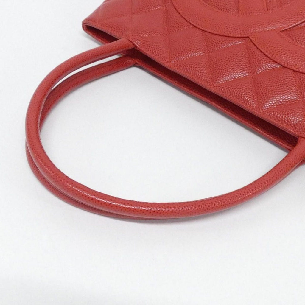 Chanel Vintage Bag Handbag Red — view 5