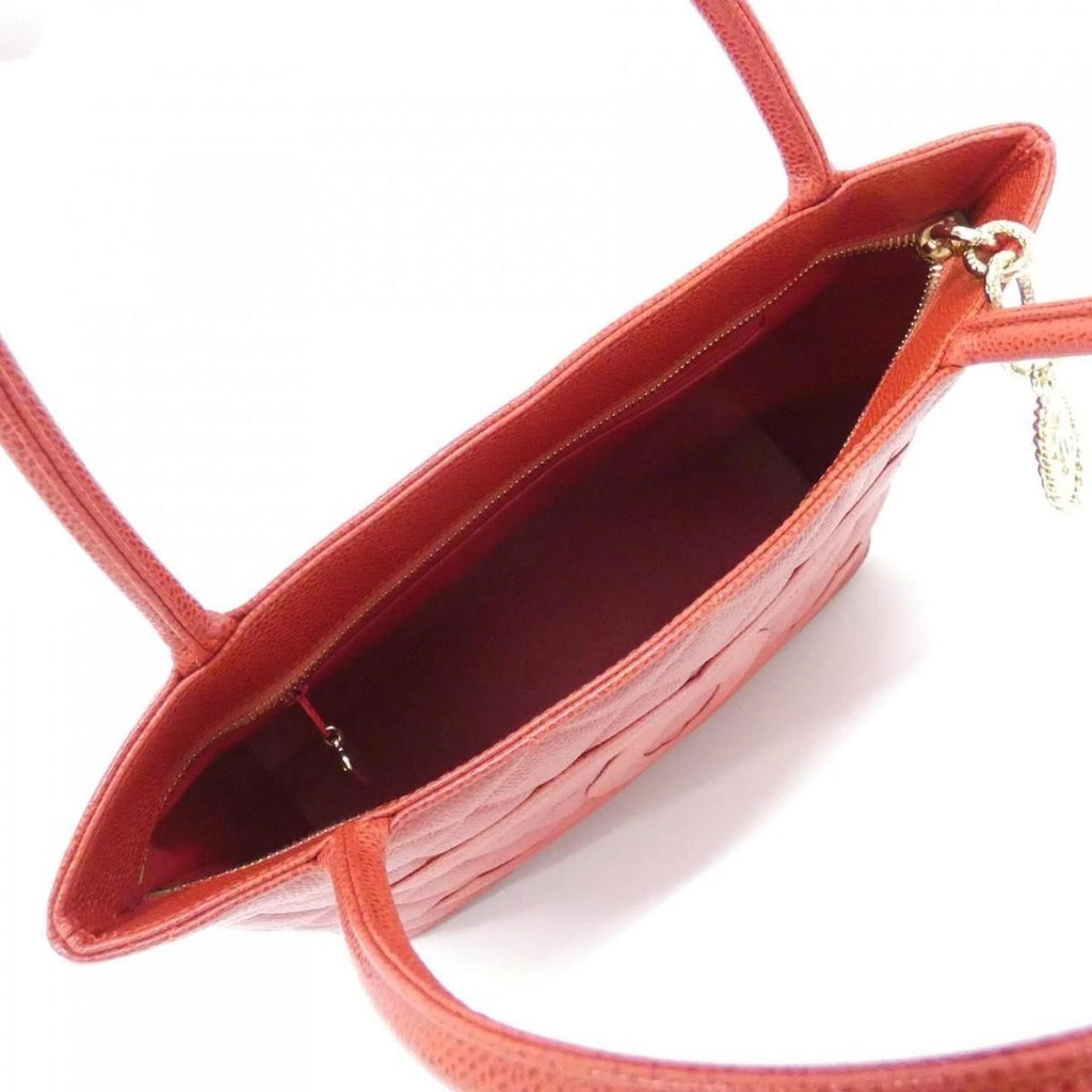 Chanel Vintage Bag Handbag Red — view 6
