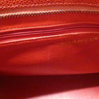 Chanel Vintage Bag Handbag Red — view 7